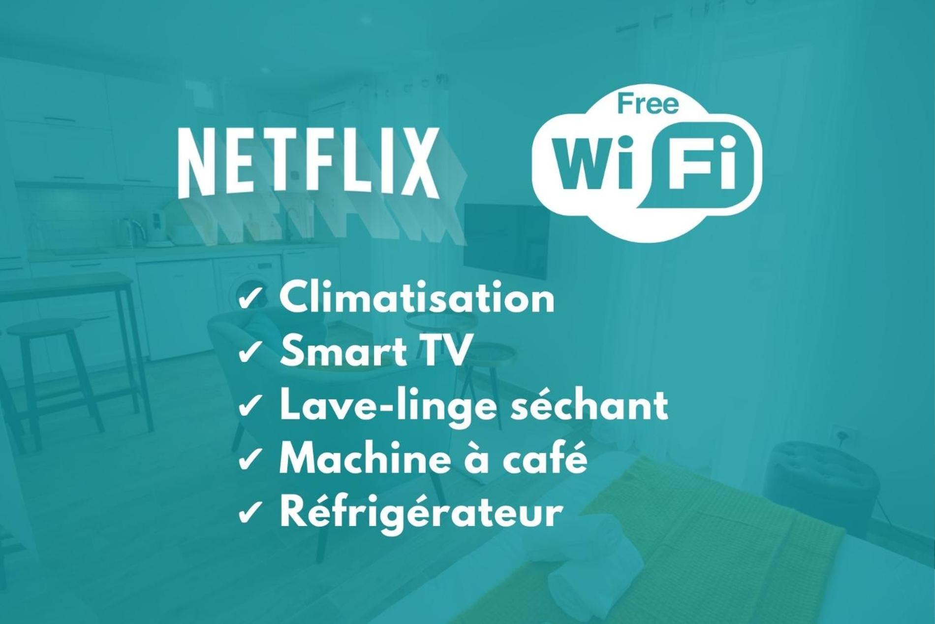 Charmant Studio Climatise 'Alma 1' - Beziers Centre - Wifi Fibre - Netflix公寓 外观 照片