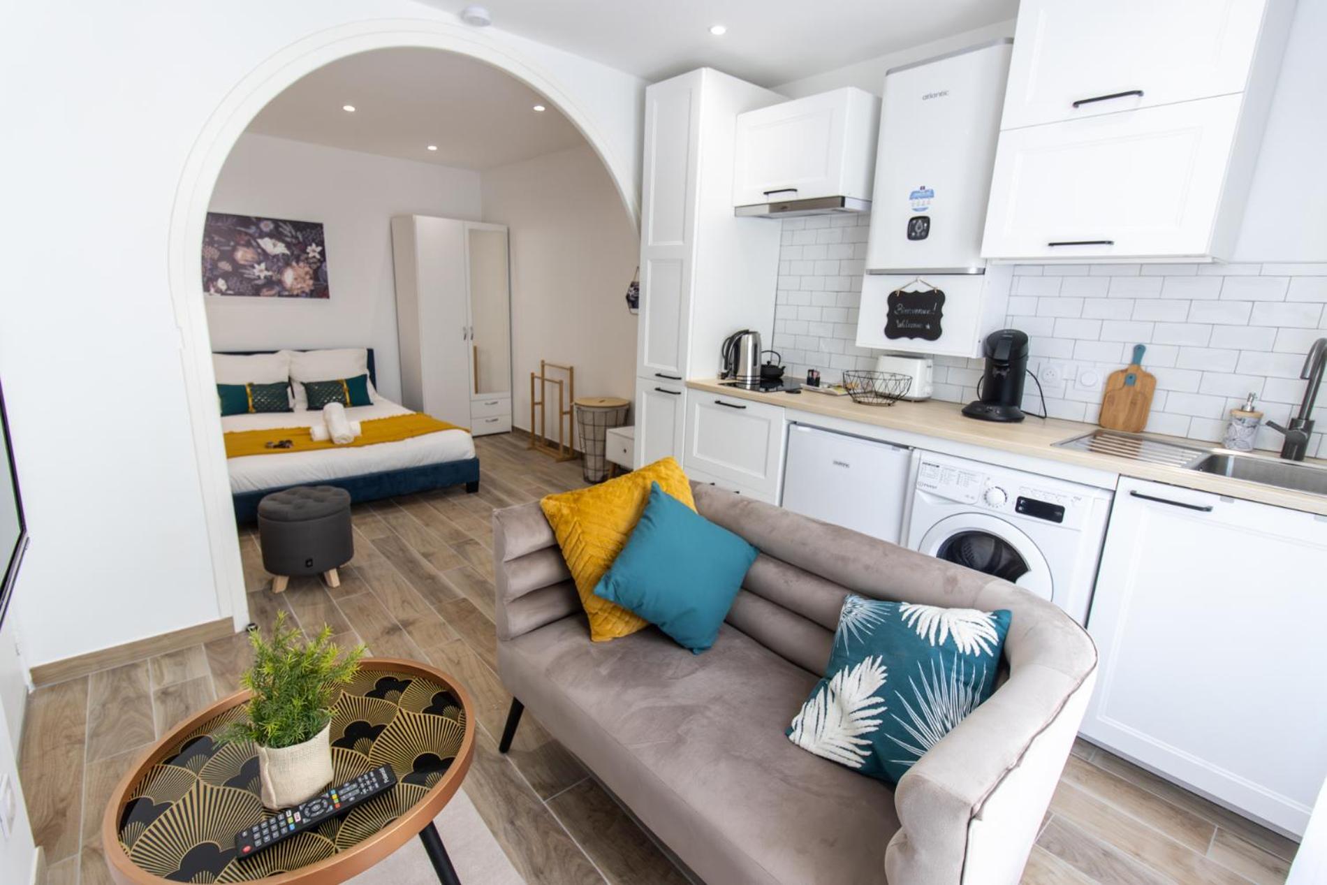 Charmant Studio Climatise 'Alma 1' - Beziers Centre - Wifi Fibre - Netflix公寓 外观 照片