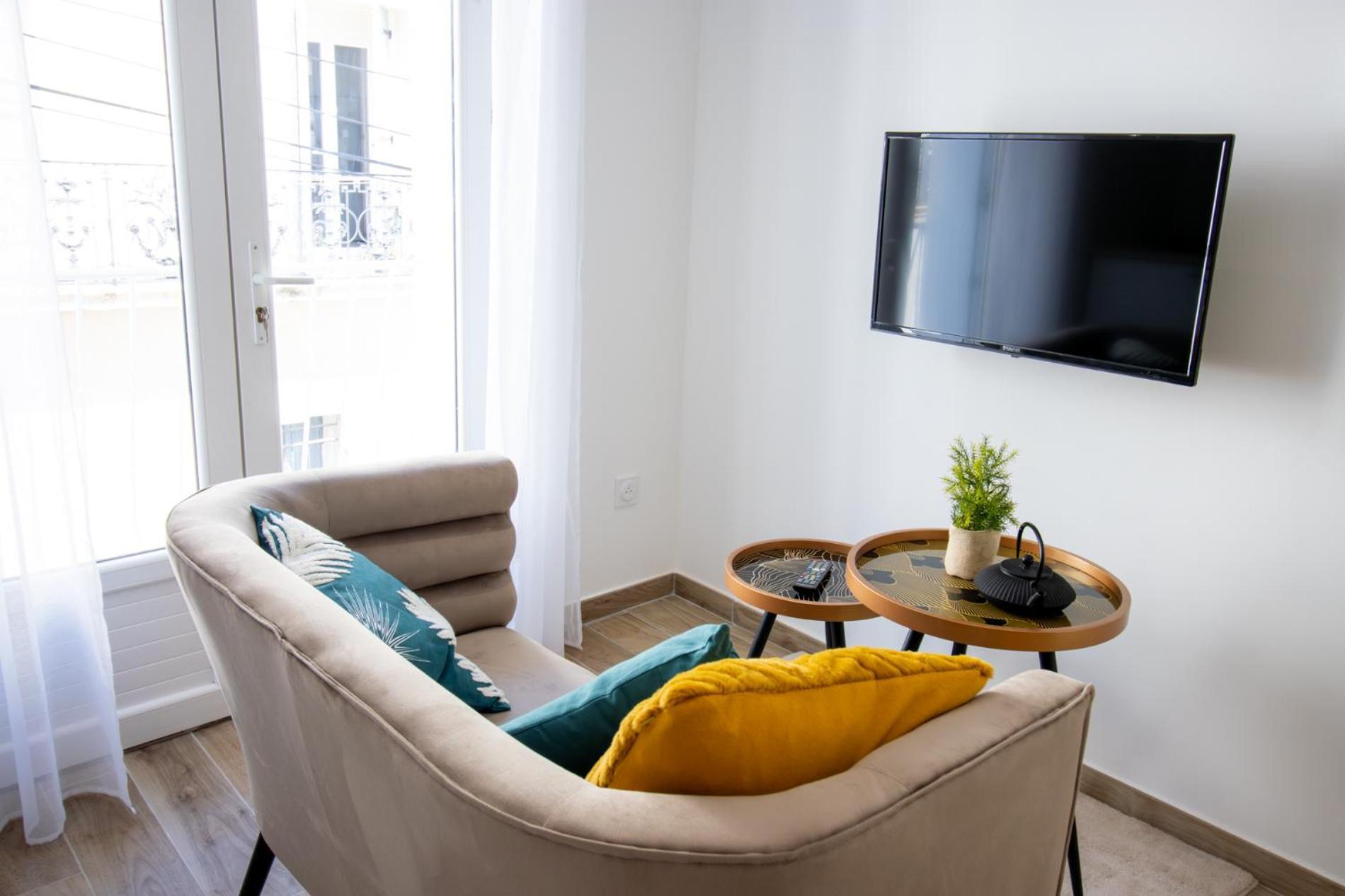 Charmant Studio Climatise 'Alma 1' - Beziers Centre - Wifi Fibre - Netflix公寓 外观 照片