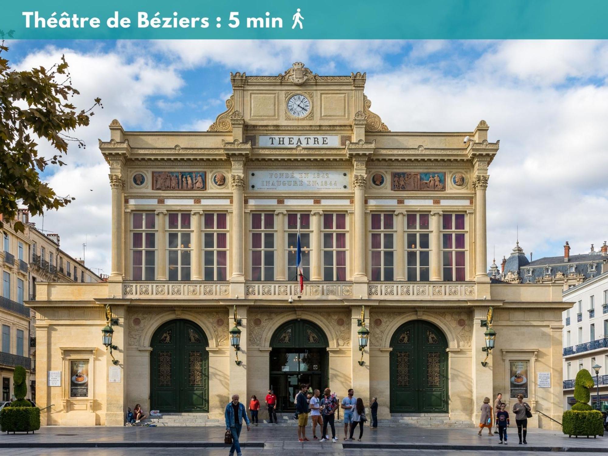 Charmant Studio Climatise 'Alma 1' - Beziers Centre - Wifi Fibre - Netflix公寓 外观 照片