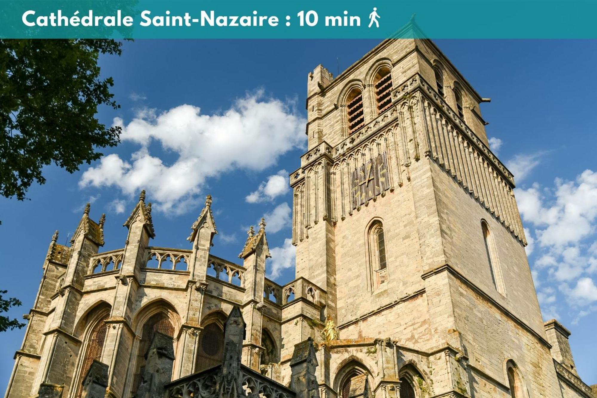 Charmant Studio Climatise 'Alma 1' - Beziers Centre - Wifi Fibre - Netflix公寓 外观 照片